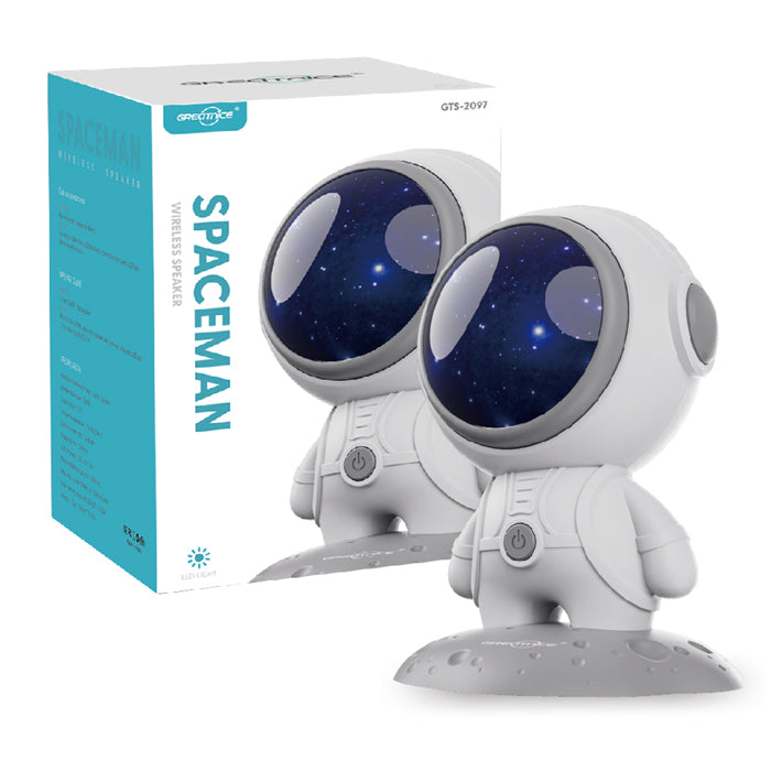 GTS-2097 Spaceman Wireless Bluetooth Speaker with LED Light | Astronaut Speaker